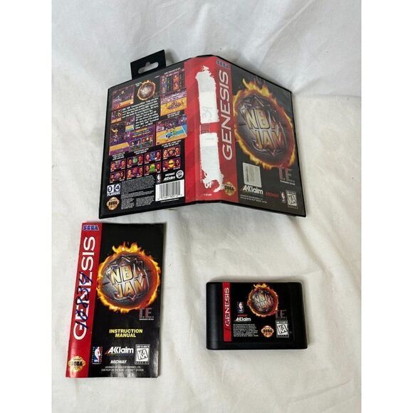 Sega Genesis (CIB) - NBA Jam T.E. - Tournament Edition TE - Complete Tested - Picture 1 of 6